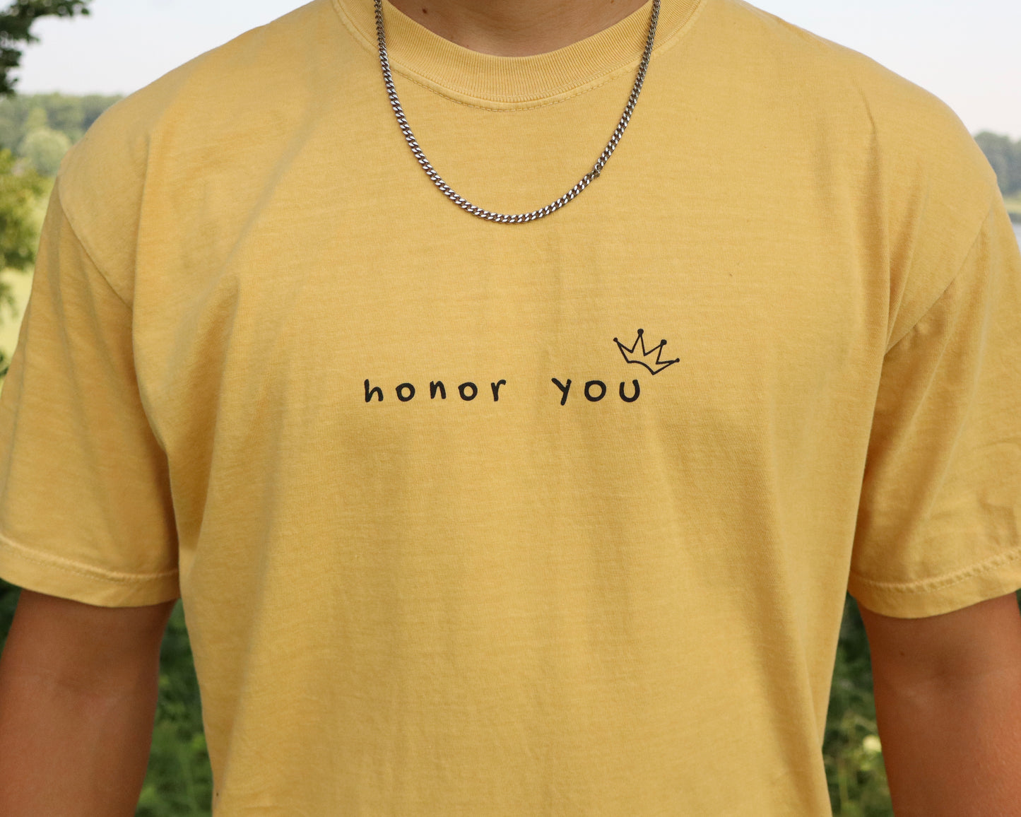 Honor You T-Shirt Mustard