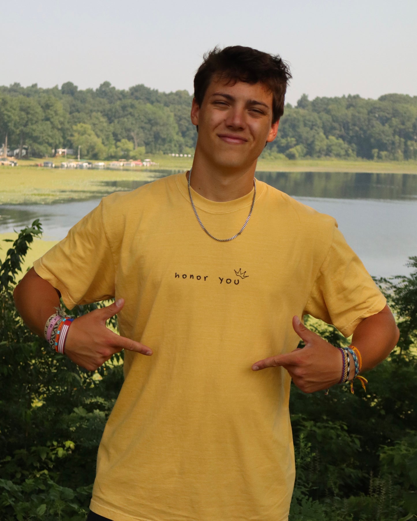 Honor You T-Shirt Mustard