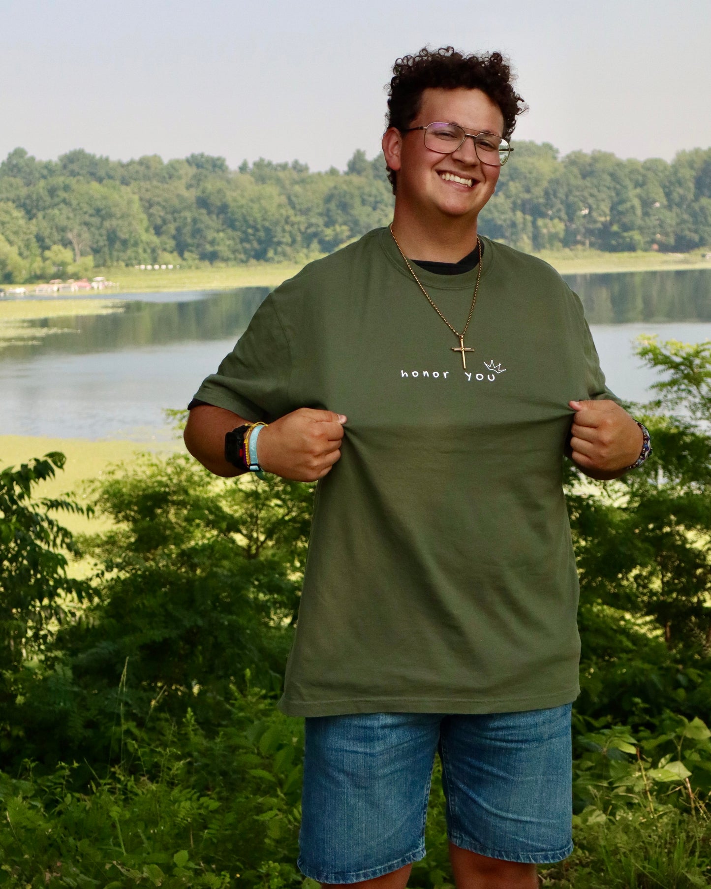 Honor You T-Shirt Sage