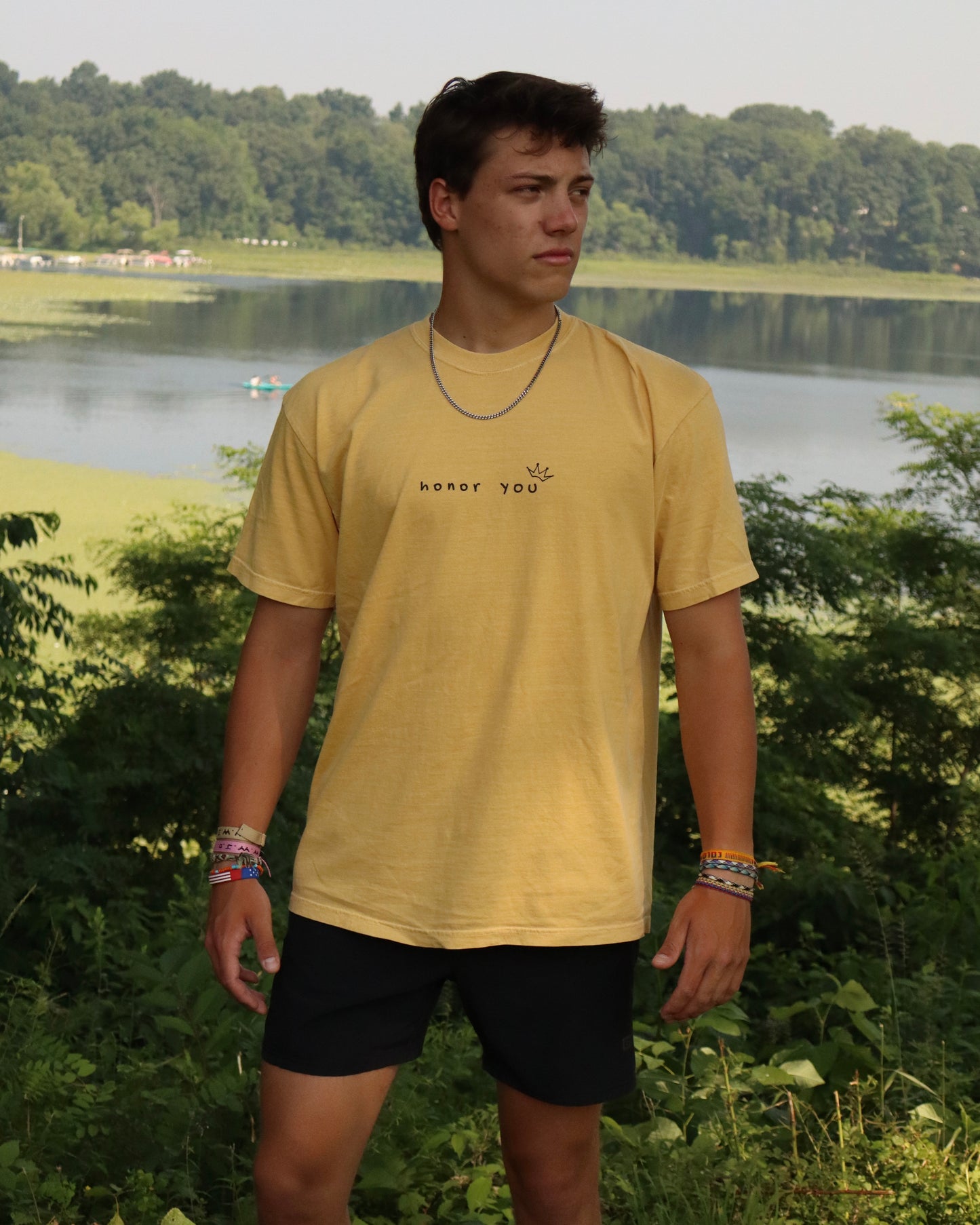 Honor You T-Shirt Mustard
